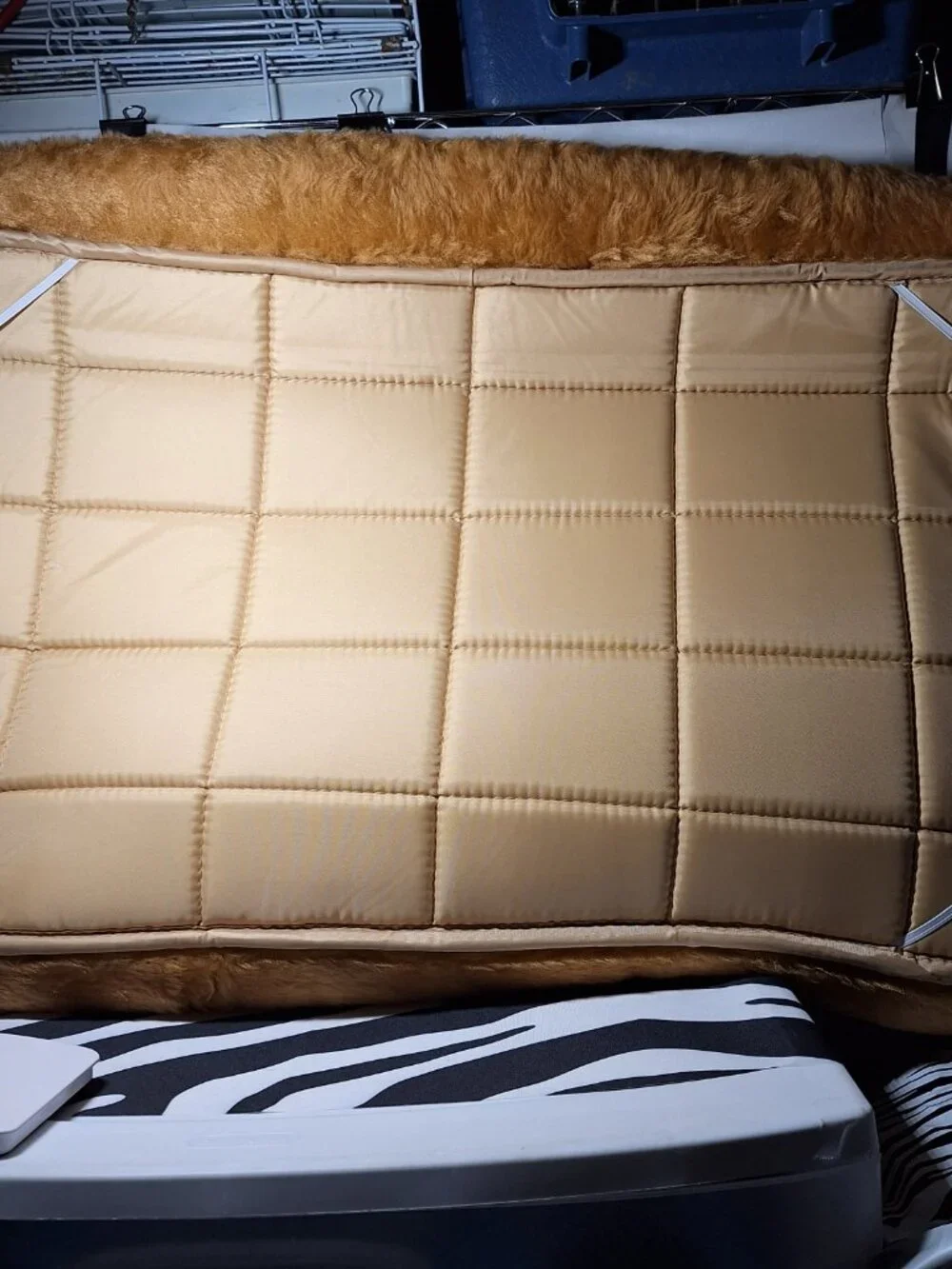 MidWest Homes for Pets QuietTime Dog Bed, Cinnamon Faux Fur Bolster, 36